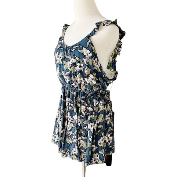Free People Mini Floral Dress Bohemian Size Small - Picture 11 of 12